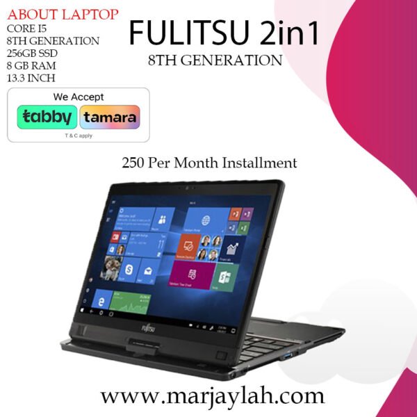 Fujitsu T938 Core i5 8Th Generation 360* Touch Screen
