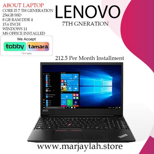 lenovo E570 core i5 7th Generation |